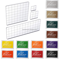 Cube d'affichage de blocs acryliques transparents rectangulaires polis au diamant pour bloc de timbres en plexiglas Lucite pour utilisation en exposition