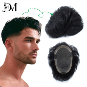 Nuovo Arrivo: <span class=keywords><strong>Extension</strong></span> per <span class=keywords><strong>Capelli</strong></span> <span class=keywords><strong>Uomo</strong></span> in <span class=keywords><strong>Capelli</strong></span> Vergini Cinesi, Toupet con Clip Invisibili a Pelle Sottile, Lisci Setosi, Tinti, 100g, 100% <span class=keywords><strong>Capelli</strong></span> Umani - Product Image 1
