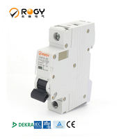 Disjoncteur miniature Yongji JVM16-63A 10KA 63A, tension nominale 230V-415V, protection IP20, montage modulaire sur rail DIN