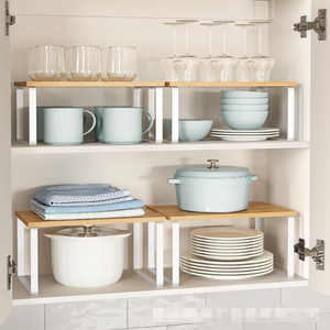 <span class=keywords><strong>Étagère</strong></span> de rangement de cuisine empilable à quatre niveaux <span class=keywords><strong>en</strong></span> <span class=keywords><strong>fer</strong></span> <span class=keywords><strong>forgé</strong></span> <span class=keywords><strong>et</strong></span> <span class=keywords><strong>en</strong></span> <span class=keywords><strong>bois</strong></span>, organisateur moderne pour épices <span class=keywords><strong>et</strong></span> bols - Product Image 4