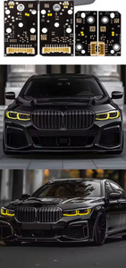 Feux avant LED jaune citron, feux <span class=keywords><strong>de</strong></span> jour LED Golden Eye pour BMW Série 7 G11 G12 2019 <span class=keywords><strong>2022</strong></span> - Product Image 5