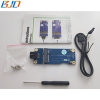 Adaptateur de module sans fil USB 2.0 9 broches pour carte mère vers Mini PCIe PCI-E MPCIe avec support pour 1 carte SIM pour modem 3G 4G LTE WWAN