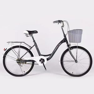 <span class=keywords><strong>Vélo</strong></span> <span class=keywords><strong>de</strong></span> course pour femmes avec panier, en aluminium, vintage, classique, chrome, coréen, 24 dames - Product Image 6