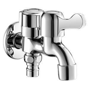 Niu Xiang Washing Machine Faucet 1/2 In Dual Outlet Copper Core Independent Control Mixer Tap - Product Image 5
