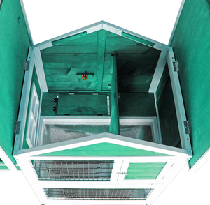 Huiskooi Buiten Cavia Kooi Op Wielen Konijnenkooi Huisdier Konijnenhok Houten Met Uittrekbaar Dienblad Kippenhok Waterdicht Dak - Product Image 4