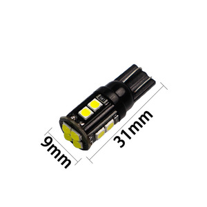 T10 12 smd 3030 led convext MÉLANGE plat 1W puces 80MA W5W 168 Ampoule D'intérieur de voiture Lumière de Carte Automobiles Côté <span class=keywords><strong>Sigal</strong></span> Lumières - Product Image 3