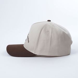 Casquettes de baseball personnalisées à 5 panneaux pour homme, avec logo brodé, 100% coton, casquettes de course - Product Image 4