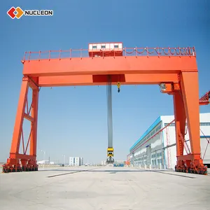 Henan Crane Supplier double girder 30 tone 20 tone mobile gantry crane for sale