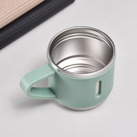 Coffret Cadeau de Noël 3 Pièces Bouteille Isotherme en Acier Inoxydable pour Café et Thé, Bouteille d'Eau Sous Vide pour Voyages en Plein Air avec 2 Tasses