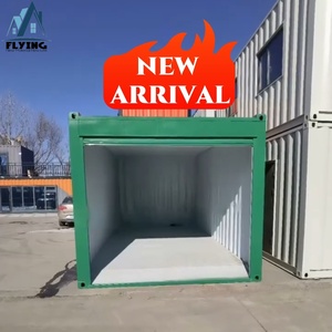 Hiện đại 20ft di động container nhà di động prefab cán Con lăn màn trập cửa thép xe đúc sẵn hộp nhà để xe - Product Image 1
