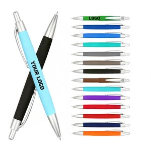 Business <b>Plastic</b> With Custom Slim Gift Advertising Promotion Hotel Ballpoint Pen Brand Customizable Logo - Product Image 1