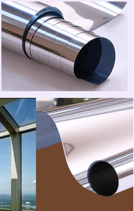 Film transparent argenté unidirectionnel à prix d'usine, film de construction, film de perspective unidirectionnelle, isolation thermique - Product Image 6