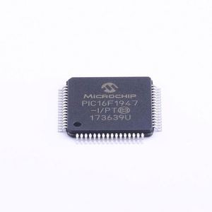 ไมโครคอนโทรลเลอร์ 8 บิต PIC16 PIC RISC 28KB แฟลช 2.5V/3.3V/5V 64 พิน TQFP ถาด - ถาด PIC16F1947-I/PT - Product Image 1