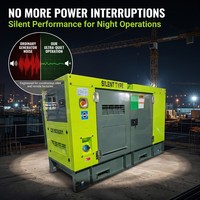 Groupe électrogène silencieux à commande intelligente pour zones éloignées 150 kW 200 kW Moteur diesel Cummings Weichai Yuchai Smartgen Deepsea ComAp Panneau numérique