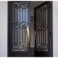 Poignées de porte modernes personnalisées variées, de luxe, sculpturales, pour entrée de villa, double face, pour portes en bois et en verre, quincaillerie extérieure, barres de traction