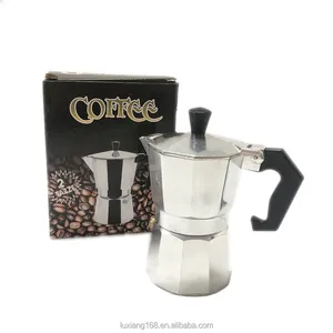 Kafeterya 1/2/3/6/9/12 bardak İtalyan Espresso Moka Pot rusça kahve makinesi