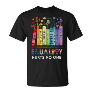 L'uguaglianza non fa male a nessuno. Maglietta Pride Rainbow LGBTQ - Product Image 1