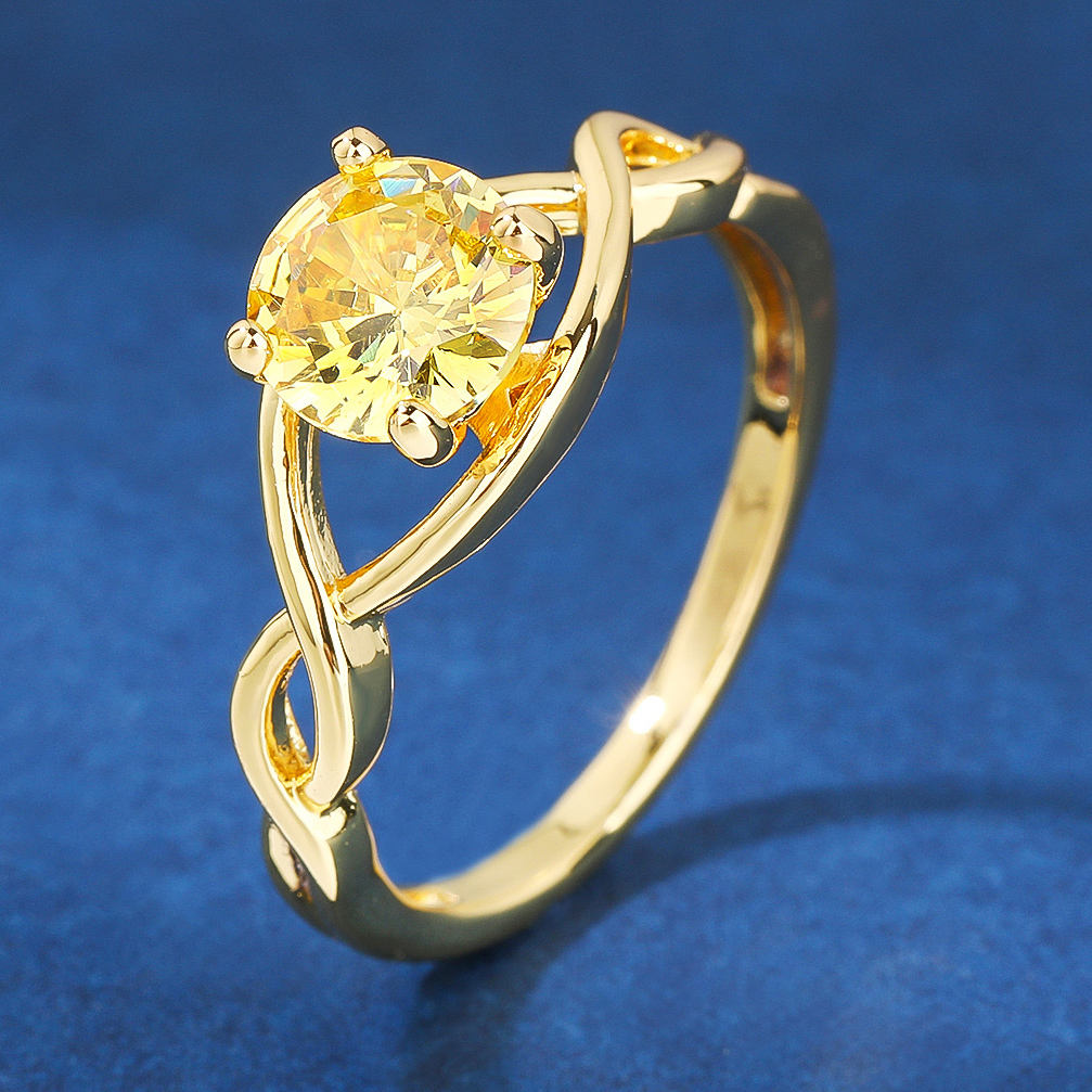 Anéis de diamante, anéis de joias com pedra única, simples, anéis de  noivado, de ouro| Alibaba.com, image size:1007x1007