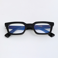 LBAshades 2507F Lunettes de vue carrées noires de haute qualité, nouvelle collection luxe, pour femmes et hommes, monture en acétate, logo personnalisé.