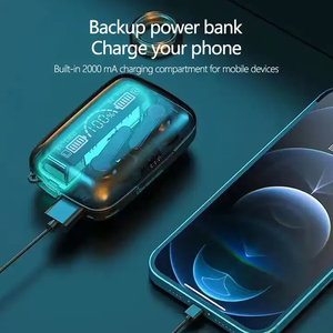 Audífonos Inalámbricos M19 TWS, Bluetooth 5.3, Estéreo, con Micrófono, Resistentes al Agua, con Estuche de Carga, para Juegos, ¡Oferta! - Product Image 3