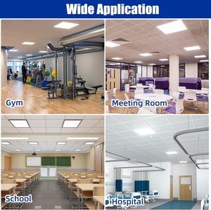 Giao Hàng nhanh hiệu quả cao 2x2 ft vuông 20W 30W 35W 3cct Dimmable LED bảng điều chỉnh ánh sáng trần với ETL DLC FCC - Product Image 6