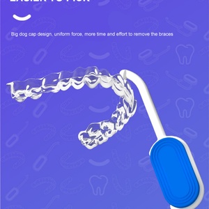 High Quality 2-in-1 Dental Denture Retainer Orthodontic Aligner Remover <b>Chewies</b> Invisible Color Multi-Purpose Oral Hygiene - Product Image 3