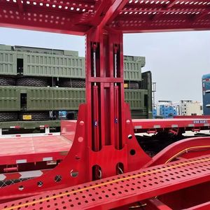 Light-Duty 6-8 Axle Double-Axle Automatic Transmission Diesel Car Carrier Semi-<b>Trailer</b> 10T - Product Image 2