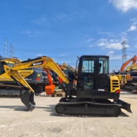Excavadora Hidráulica Usada Sany60c de 6 Toneladas, Mini Excavadora Usada al 95% de Estado Nuevo, Excavadora Sany Sy60c en Venta