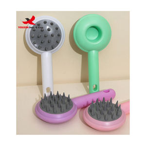 Brosse à cheveux en silicone à long manche, exfoliant pour le cuir chevelu, brosse anti-pelliculaire, peigne, masseur pour le cuir chevelu, prix bas, achat mixte - Product Image 6