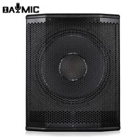Altavoces activos de 15 pulgadas, subwoofer con amplificador de potencia de 1000w