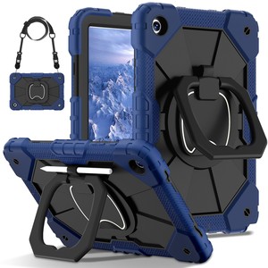 Étui robuste antichoc pour iPad Mini 6/7 8,7 pouces, Samsung Tab A7 Lite/9/11, Lenovo One K9, Redmi <span class=keywords><strong>Pad</strong></span> SE, avec rotation à 360 degrés - Product Image 4