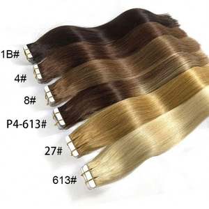 Extensions de cheveux naturels vierges brésiliens doublement étirés, cuticules alignées, qualité supérieure, sans perte, pour vente en gros - Product Image 4