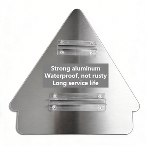 لافتة تحذير مرورية عاكسة مخصصة عالية الوضوح من الألومنيوم لسلامة المرور في جزر المالديف - Product Image 2