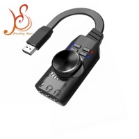 Plug-and-Play USB zu 3,5mm Klinke Audio-Adapter Externe Soundkarte Mikrofon-Kopfhörer-Splitter für INSTRUMENTE