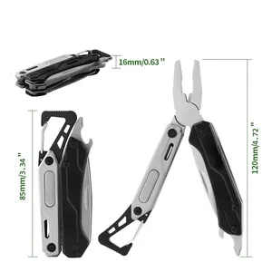 9-in-1 Pocket Knife with Screwdriver, Mini <strong>Multitool</strong> Survival Folding Knife Pliers - Product Image 5