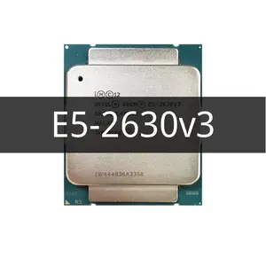 Xeon E5-2630V3 E5 2630v3 E5 2630 V3 2.4Ghz 8コア16スレッドCPUプロセッサ20M 85W LGA 2011-3デスクトップPhenom Ii X6 2MB