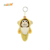 Famipet Fabrikant Op Maat Ontworpen Schattig Zacht Pluche Fruit Dieren Tas Charm Pluche Sleutelhanger Speelgoed