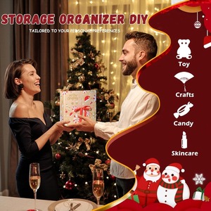 Countdown <b>Calendar</b> Box, Diy Arrival <b>Calendar</b> Storage Manager, Adult Diy Children's Gift Festival Decoration (Yellow) - Product Image 5