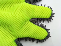 Gant de lavage de voiture Gant de lavage en microfibre à 5 doigts Gants de dépoussiérage de voiture Gants de nettoyage double face