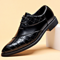 Herren Business Formelle Kunstleder-Schuhe Leichte Trendige Flache Oxford-Hochzeitsschuhe Bräutigam-Schuhe Anzugschuhe Büro