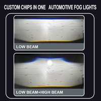 Xenplus PZ2-GM02 210W 6000K 60000LM Feux auxiliaires à LED avec lentille de projecteur, feux de plaque d'immatriculation, IP68, puce 5050, lampe de retrofit automobile