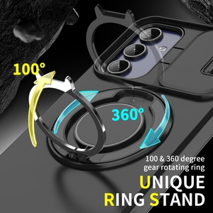 360 Degrés Anneau Béquille Téléphone étui pour samsung A26 A05S A36 A35 A23 A13 A54 Z Pli 6 Glisser Caméra Protection Antichoc Couverture - Product Image 2