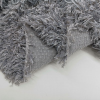 Tissu en fausse plume de dinde de couleur unie douce et luxueuse pour vêtements, accessoires textiles de maison, décoration, robe