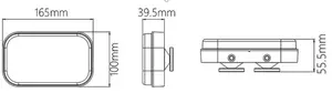 Kits de luz magnética sem fio para reboque, kit de luz traseira com controle remoto, luz magnética para parada e volta de matrícula