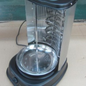Radiateur électrique vertical infrarouge de bureau en métal, protection contre la surchauffe, commande mécanique, pratique - Product Image 5