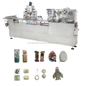 QGF-Z-250 Mini Alu Pvc Bijenhoningvuller Vloeibare Blister Honing Verpakkingsmachine