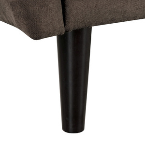 Sofá Cama Futón Gris Convertible en Cama, Tapizado en Chenilla, Patas de Madera, Respaldo, Forma de L, Estilo Moderno Villa, con Resortes Ensacados - Product Image 6