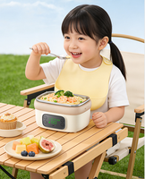 Boîte à lunch thermique portable sans fil de 750 ml, conception OEM, boîte à nourriture intelligente à température constante pour bébé