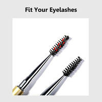 Brosse à cils en strass pour applicateur de mascara réutilisable, peigne à sourcils, brosse à extensions de cils, outil de maquillage