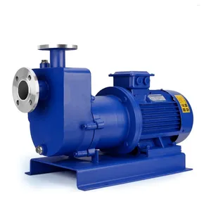 Pompe magnétique auto-amorçante ZCQ en acier inoxydable/revêtement fluoré, antidéflagrante et sans fuite, haute performance, adaptée aux produits chimiques - Product Image 5
